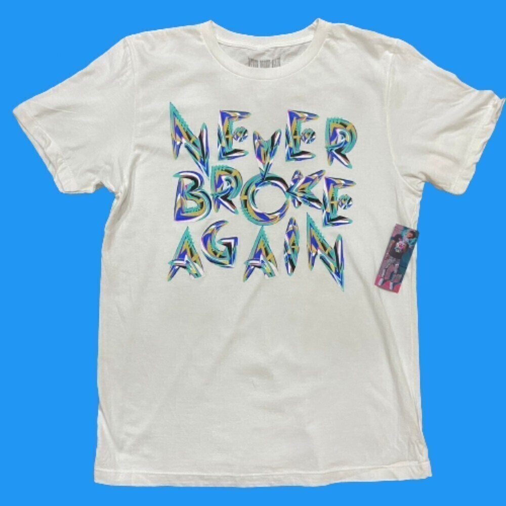 Never Broke Again NBA Youngboy Graphic Tee NWT Youth Size XL